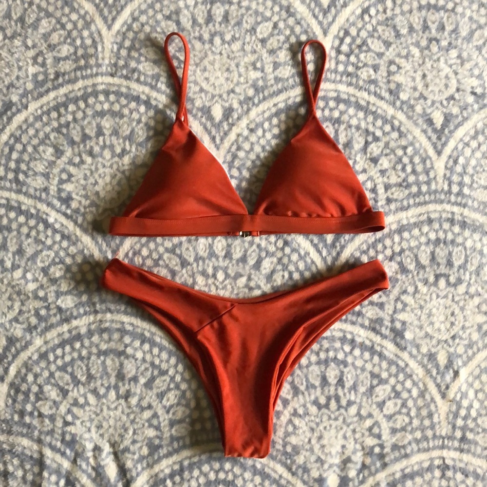 Zaful Orange Bikini